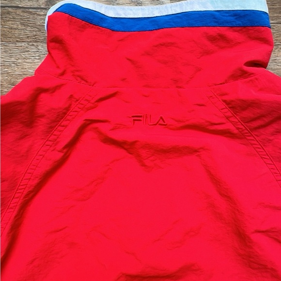 Vintage Fila x Snipes Women’s Full Zip Red Jacket Logo Pockets Size - L - Picture 9 of 12